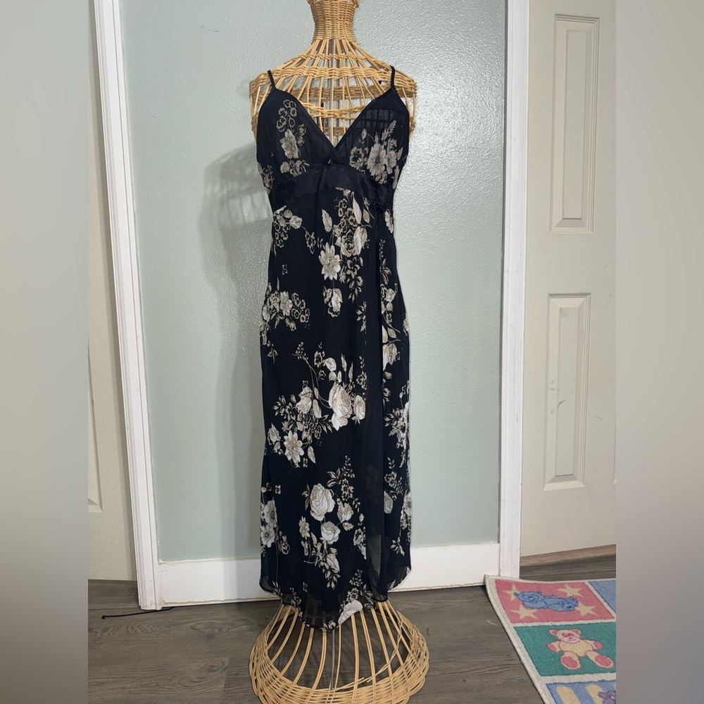Laura Leigh Vintage Women’s Small Black Maxi Dress